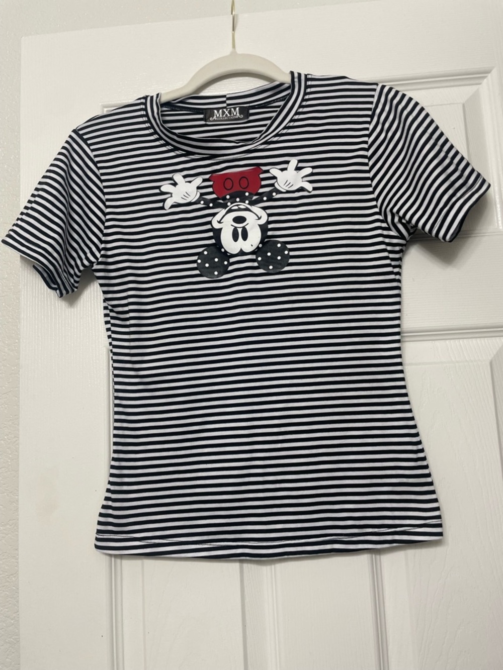 MXM Striped Black and White Top